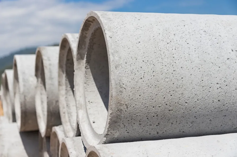 tubes de béton